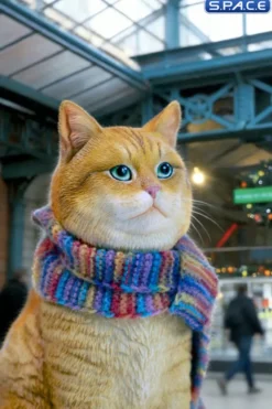 Cat »Wandering Bob« Statue