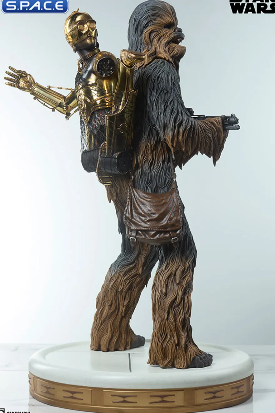 Chewbacca and C-3PO Premium Format Figure