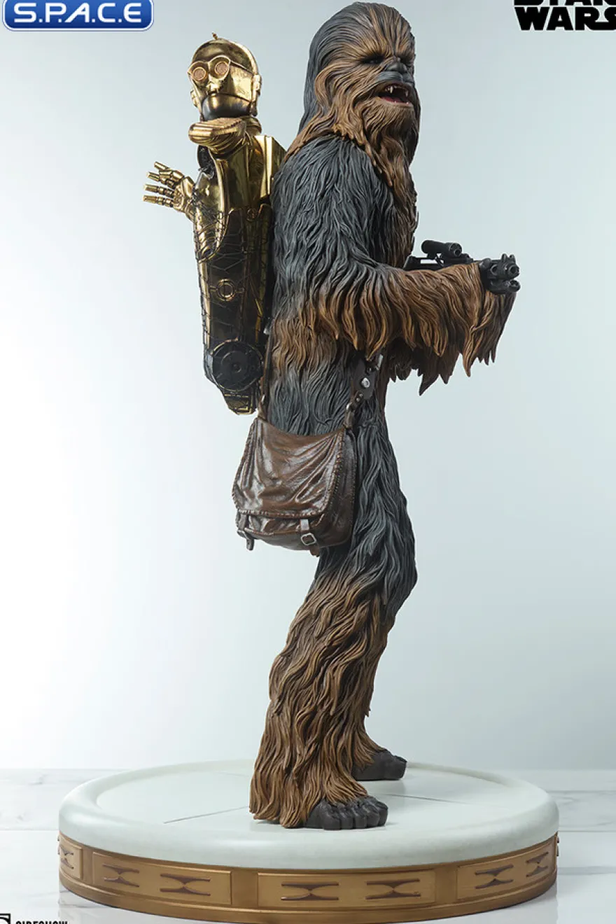Chewbacca and C-3PO Premium Format Figure