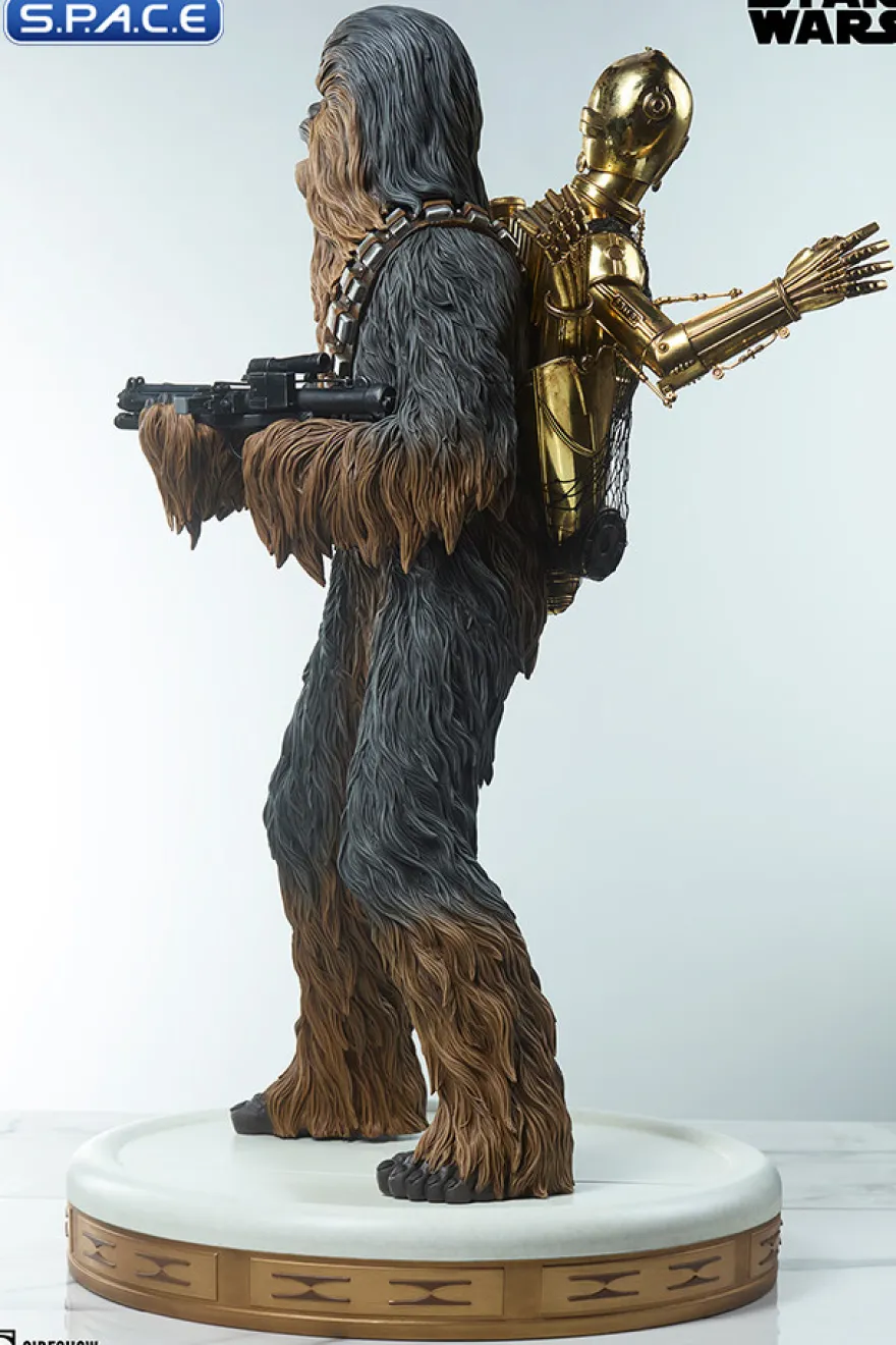Chewbacca and C-3PO Premium Format Figure
