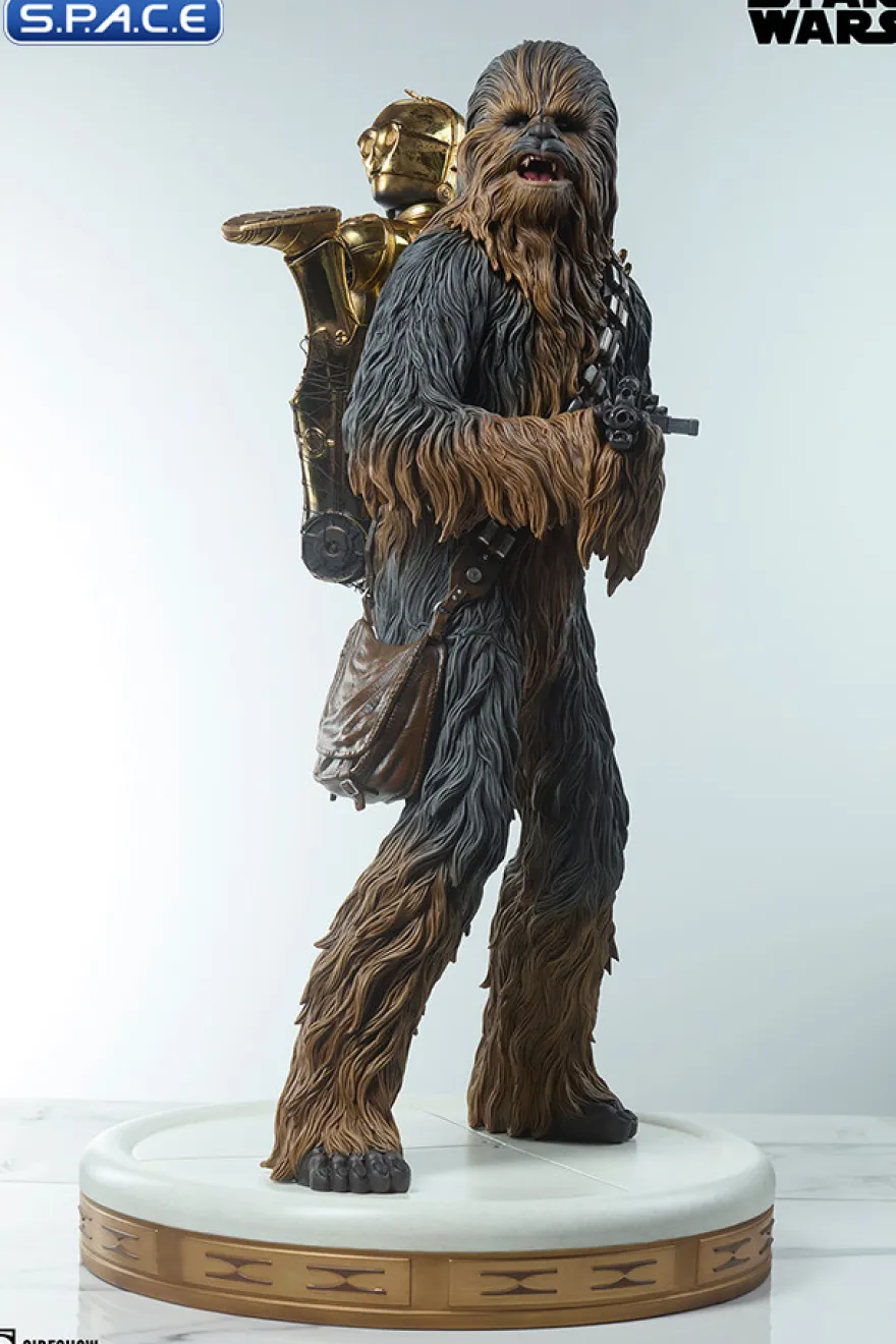 Chewbacca and C-3PO Premium Format Figure