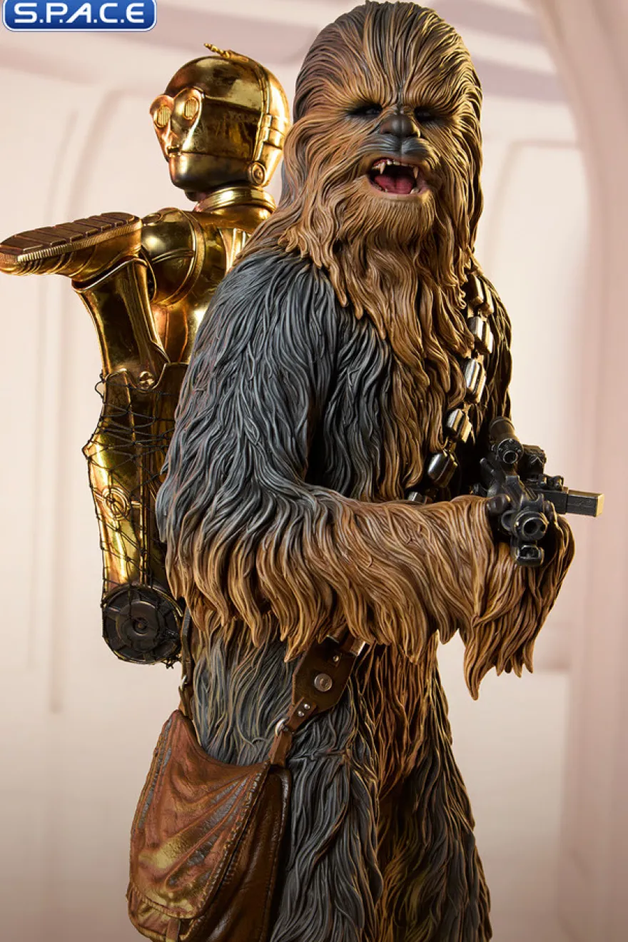 Chewbacca and C-3PO Premium Format Figure