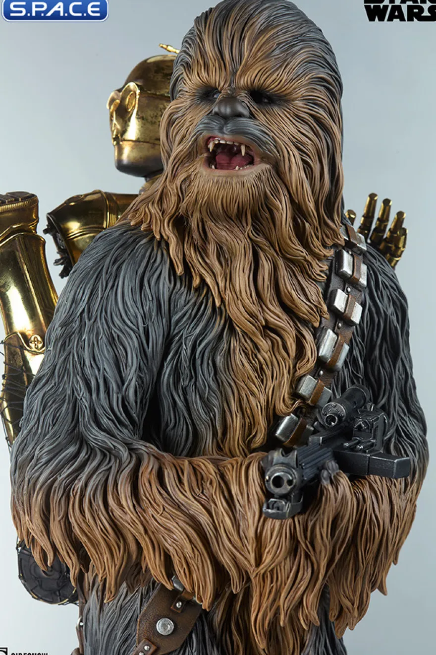 Chewbacca and C-3PO Premium Format Figure