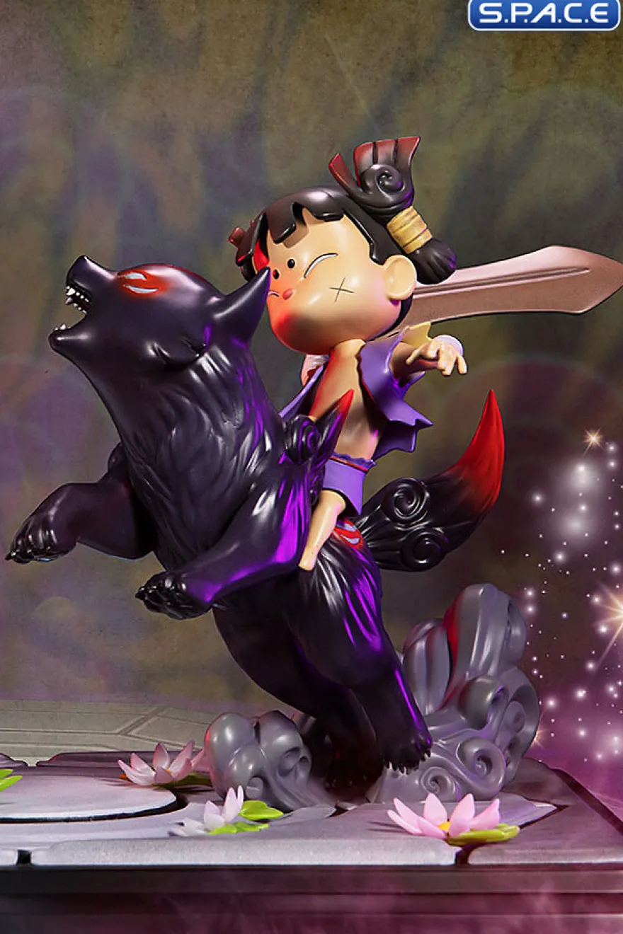 Chibiterasu vs. Dark Chibiterasu & Possessed Kuni Statue