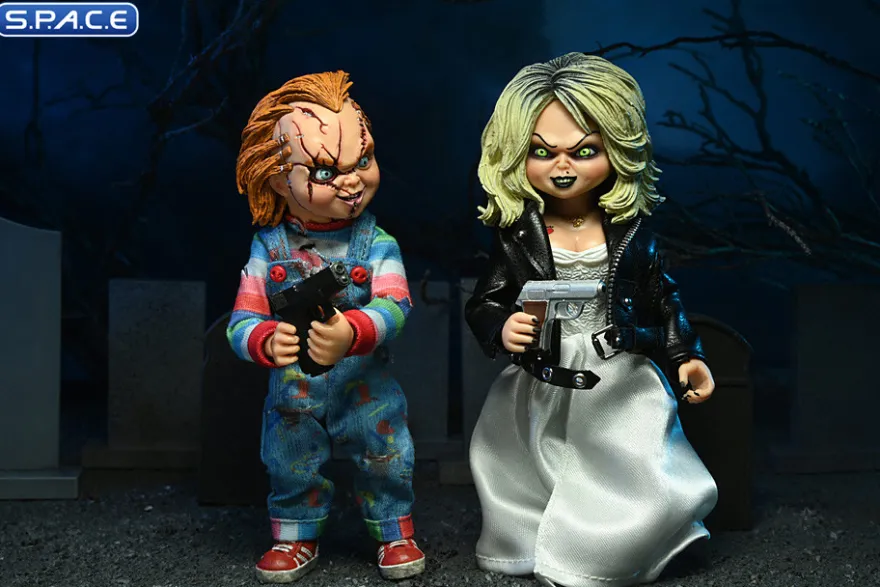 Chucky & Tiffany Figural Doll 2-Pack