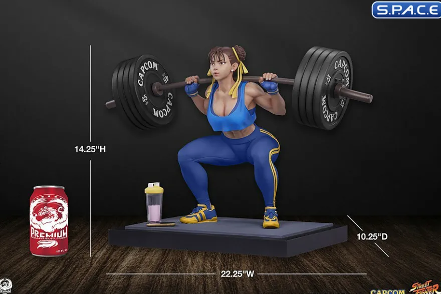 Chun-Li Powerlifting Statue - Alpha Version