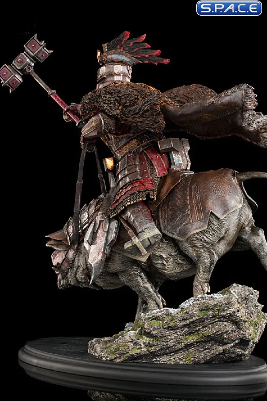 Dain Ironfoot on War Boar Statue