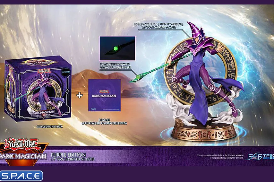 Dark Magician PVC Statue - Purple Version