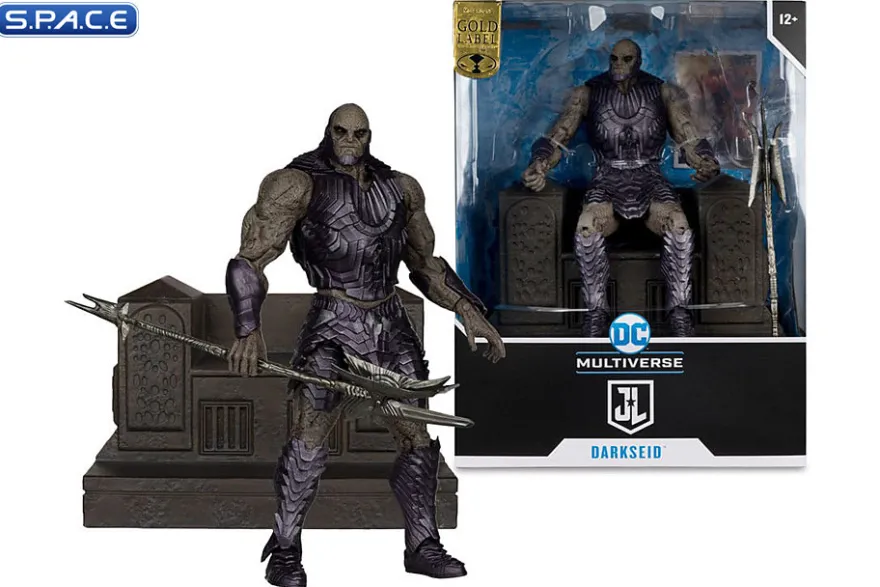 Darkseid with Throne from Justice League Gold Label Collection