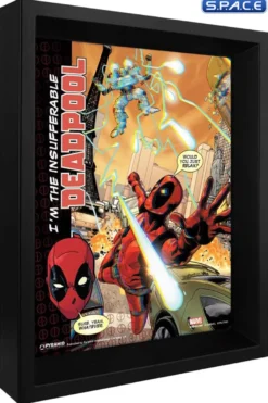 Deadpool »Attack« framed 3D Poster
