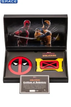 Deadpool & Wolverine Belt Buckle Pin Set