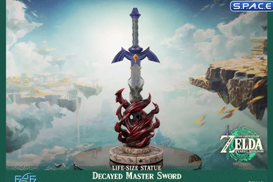 1:1 Decayed Master Sword Life-Size Statue