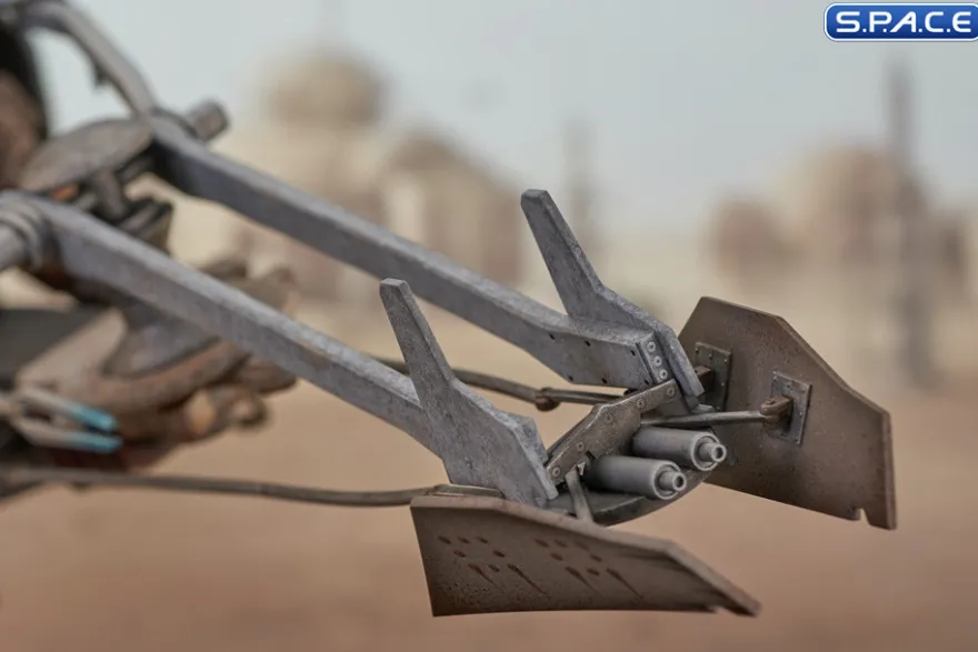 Din Djarin & Grogu on Speeder Bike Premier Collection Statue