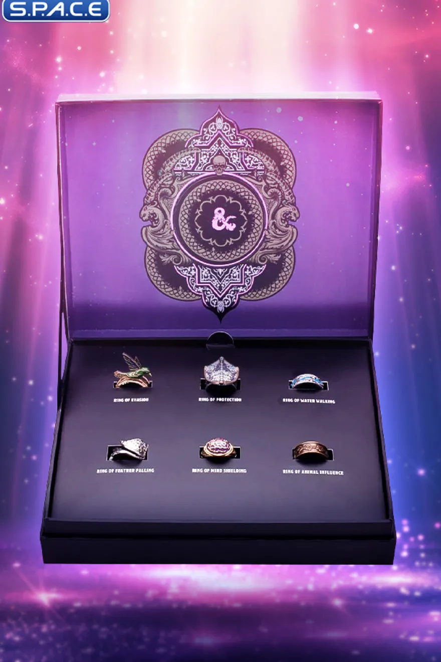 Dungeons & Dragons 6 Ring Set