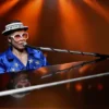 Elton John with Piano Live in '76 Figural Doll