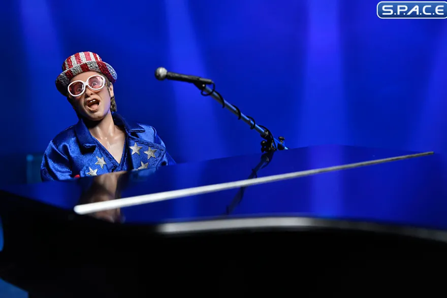 Elton John with Piano Live in '76 Figural Doll