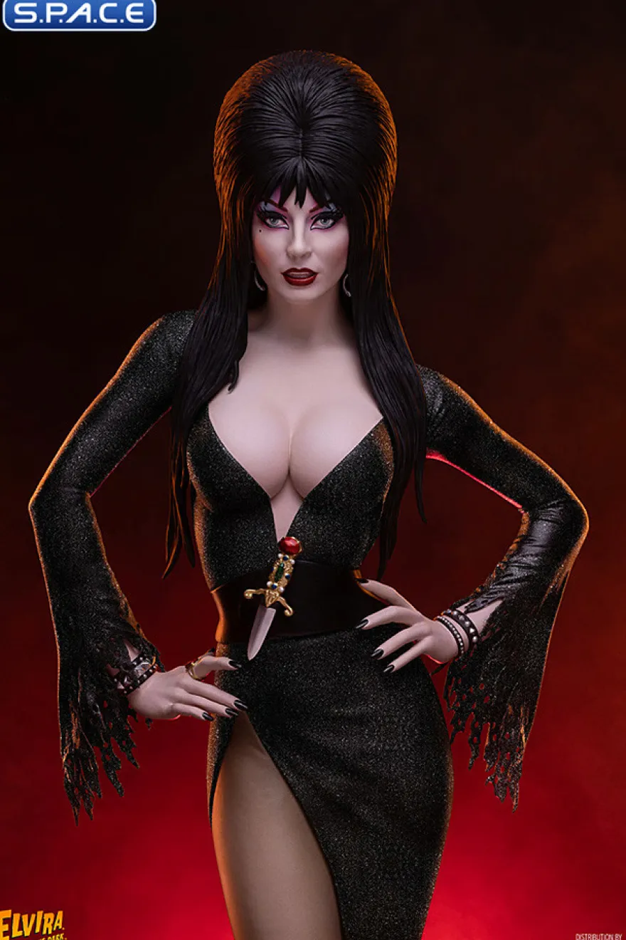 Elvira Maquette - black Glitter Dress Version
