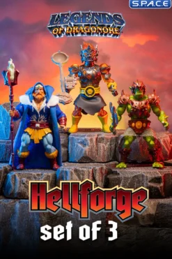 3er Komplettsatz: Legends of Dragonore Wave 3 - Hellforge