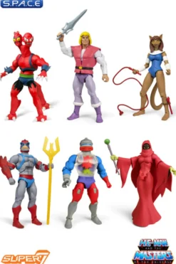 6er Komplettsatz: MOTU Club Grayskull Figures Wave 4