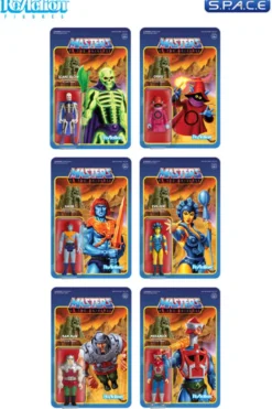 6er Komplettsatz: MOTU ReAction Figures