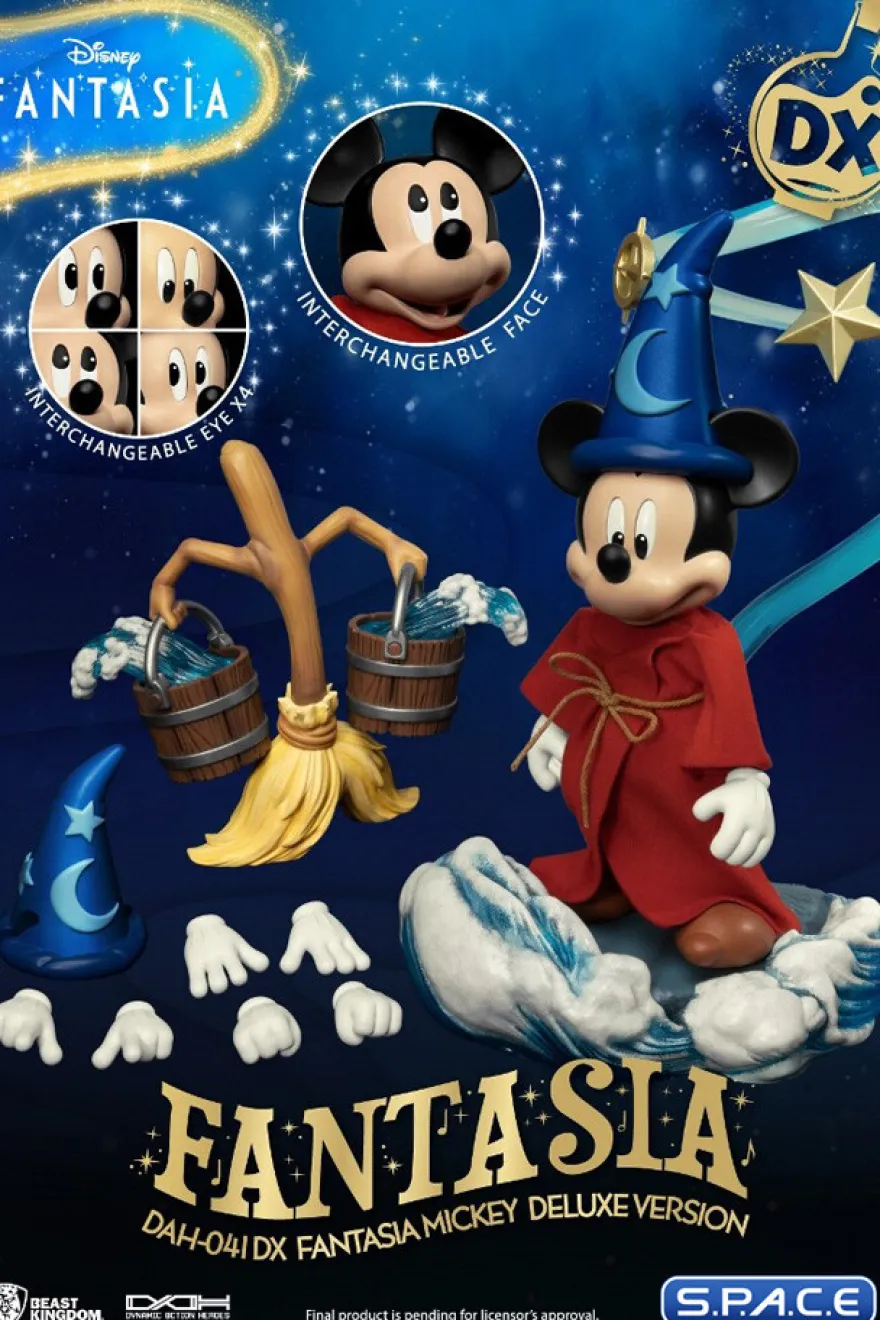 Fantasia Mickey Dynamic 8ction Heroes - Deluxe Version
