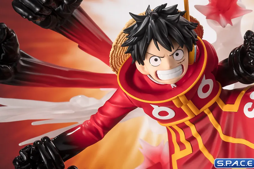 FiguartsZERO Extra Battle Monkey D. Luffy »Gum-Gum Hawk Gatling« PVC Statue