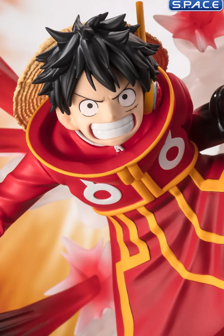 FiguartsZERO Extra Battle Monkey D. Luffy »Gum-Gum Hawk Gatling« PVC Statue