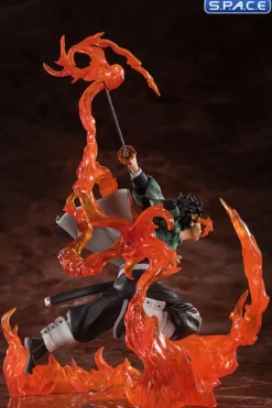 FiguartsZERO Tanjiro Kamado PVC Statue - Kyojuro Rengoku's Sword Guard Version