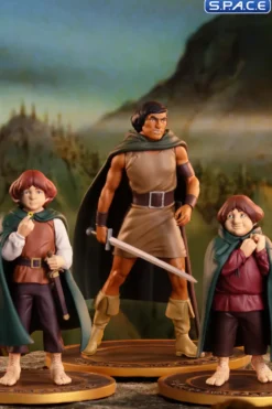 Frodo, Aragorn and Samwise PVC Statue Set