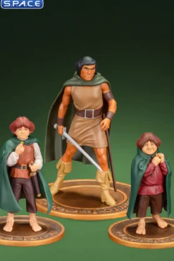 Frodo, Aragorn and Samwise PVC Statue Set