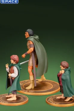 Frodo, Aragorn and Samwise PVC Statue Set
