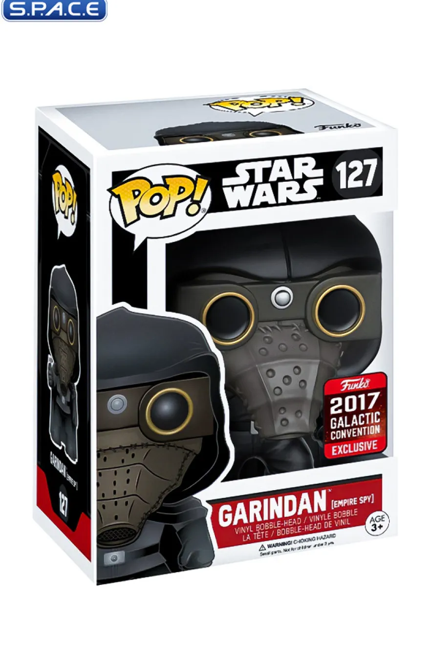 Garindan Empire Spy Pop! #127 Vinyl Bobble-Head SW Celebration 2017 Exclusive