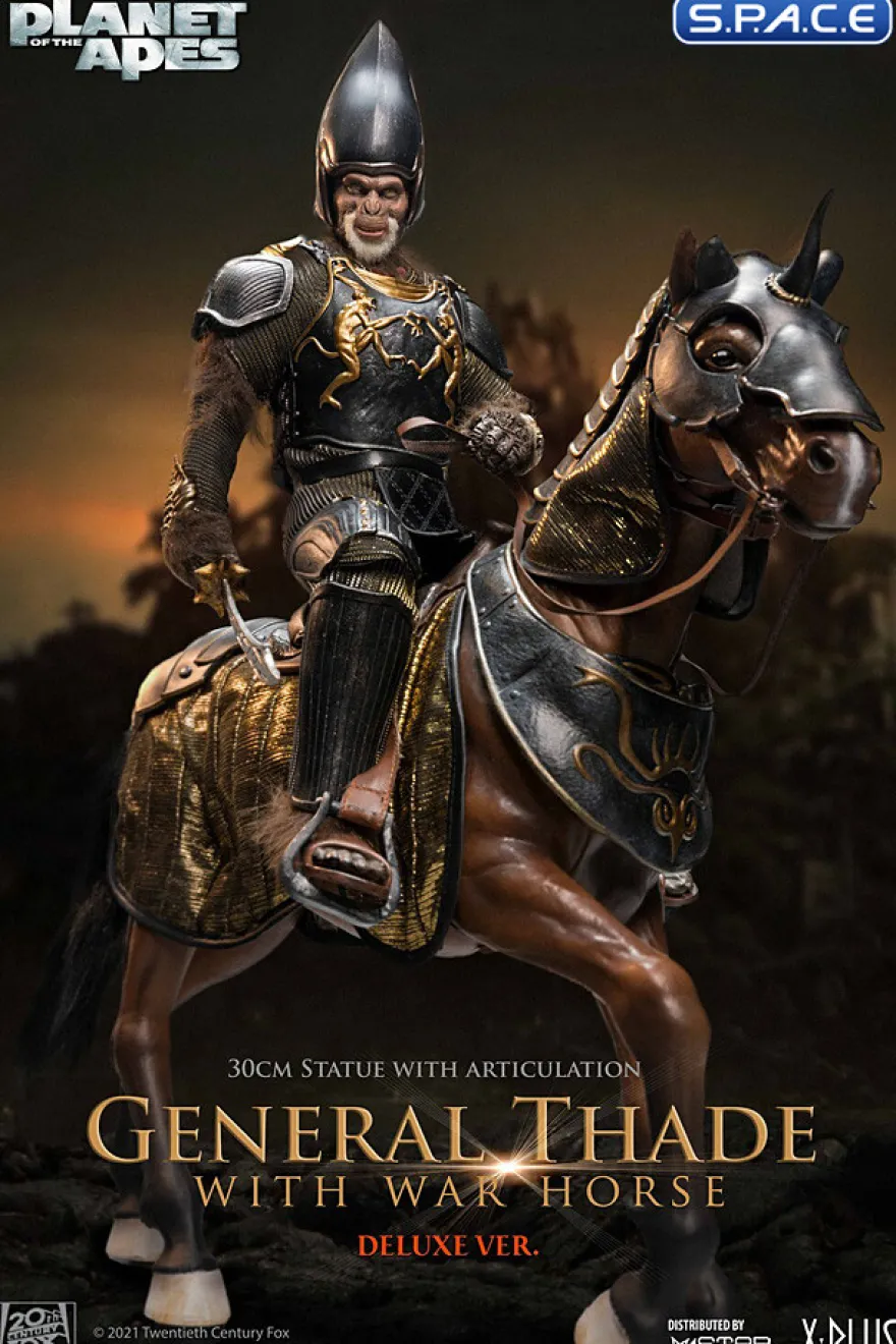 General Thade with War Horse Statue (Planet of the Apes)