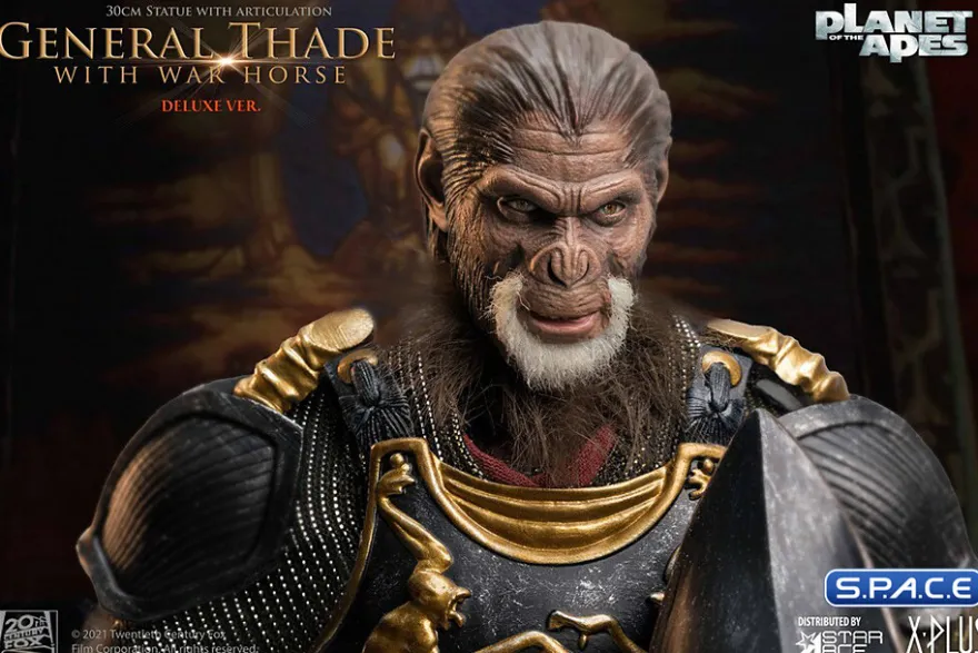General Thade with War Horse Statue (Planet of the Apes)