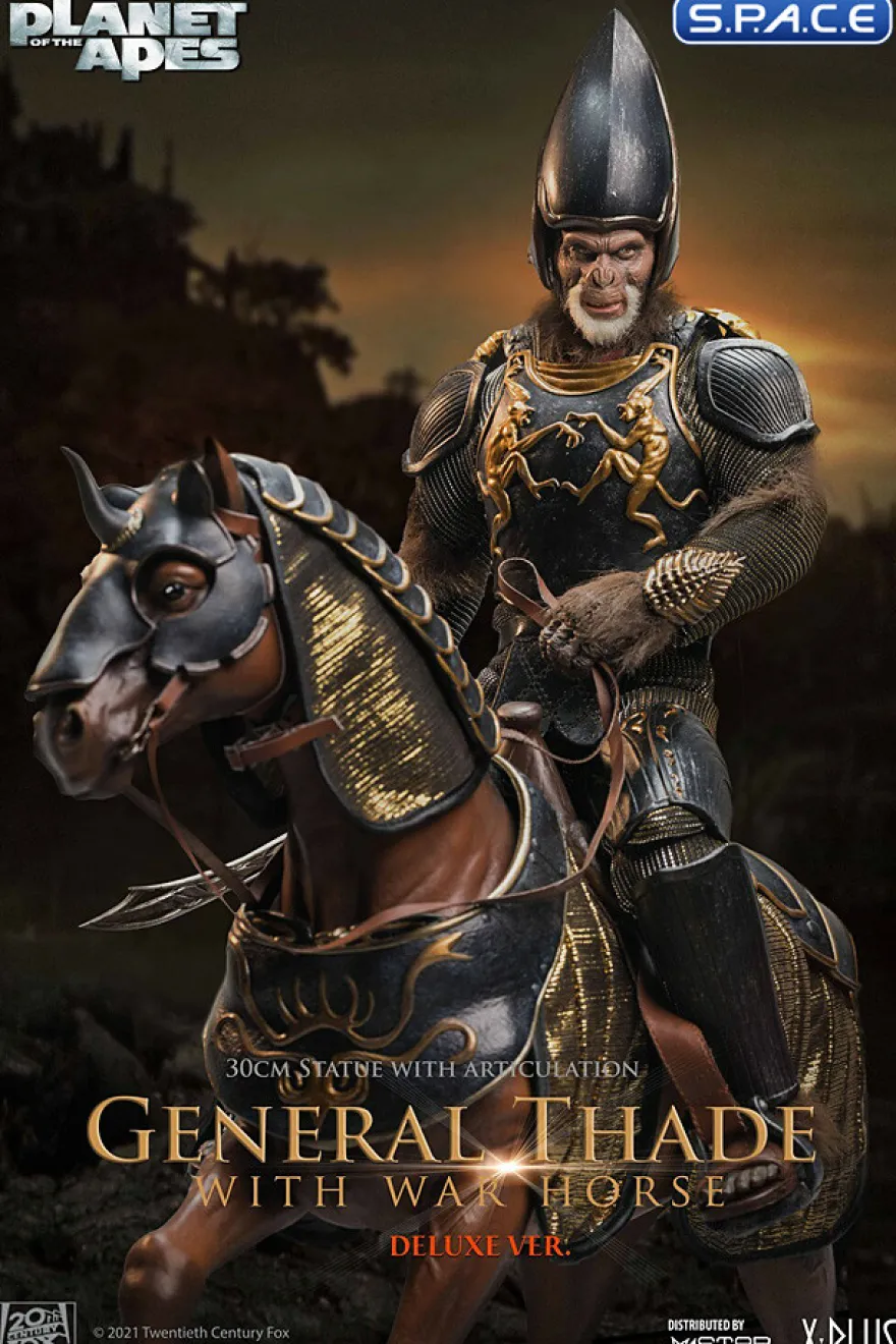 General Thade with War Horse Statue (Planet of the Apes)