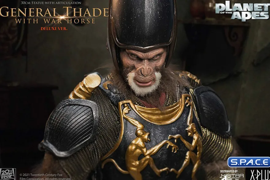 General Thade with War Horse Statue (Planet of the Apes)