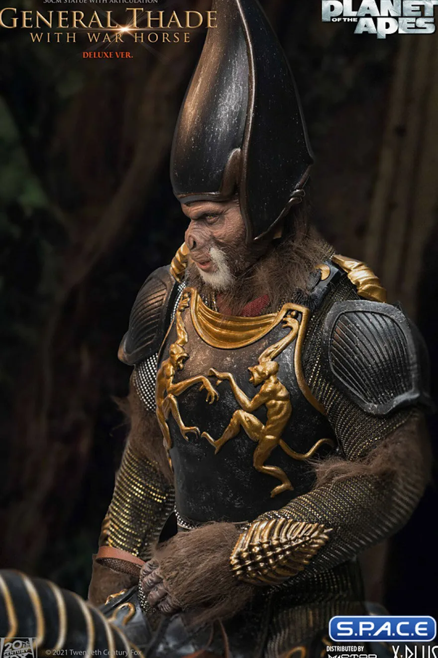 General Thade with War Horse Statue (Planet of the Apes)