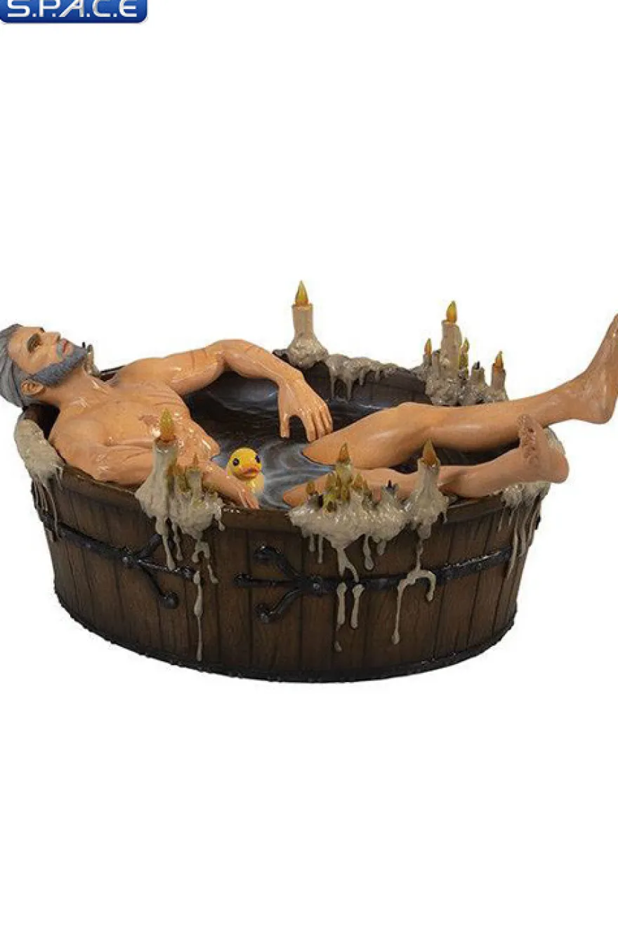 Geralt in the Bath Statue