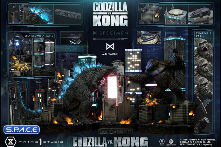 Godzilla vs. Kong Final Battle Ultimate Diorama Masterline Statue