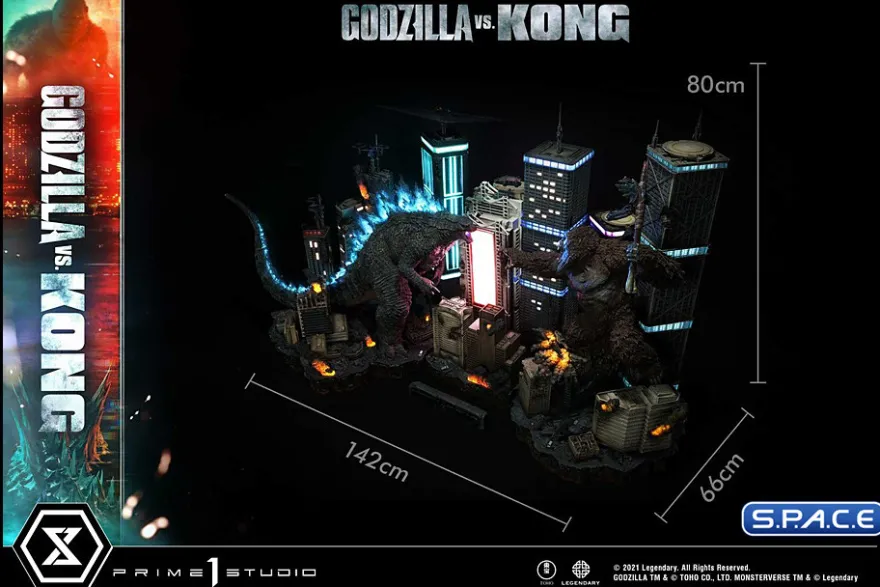 Godzilla vs. Kong Final Battle Ultimate Diorama Masterline Statue