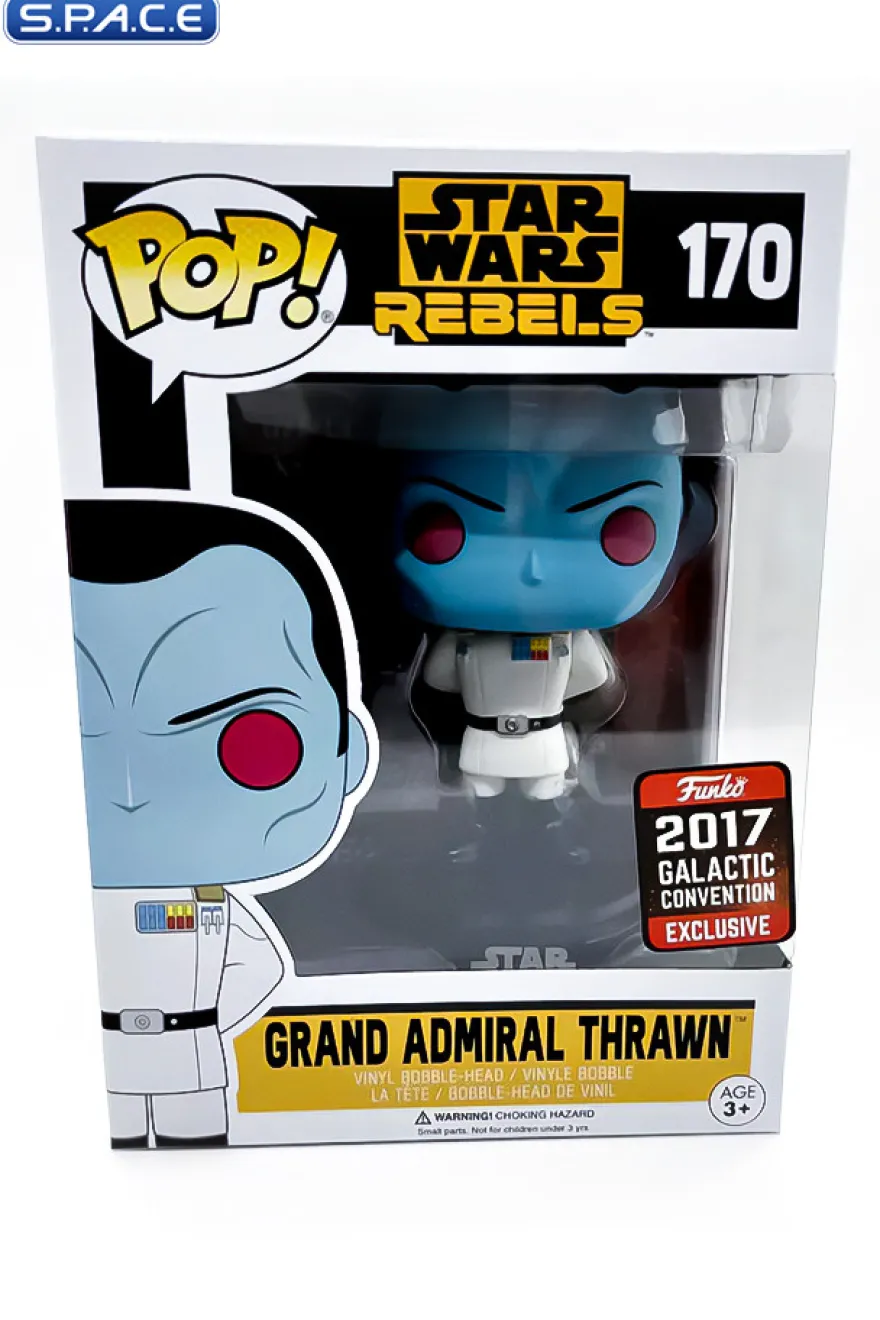 Grand Admiral Thrawn Pop! #170 Vinyl Bobble-Head SW Celebration 2017 Exclusive