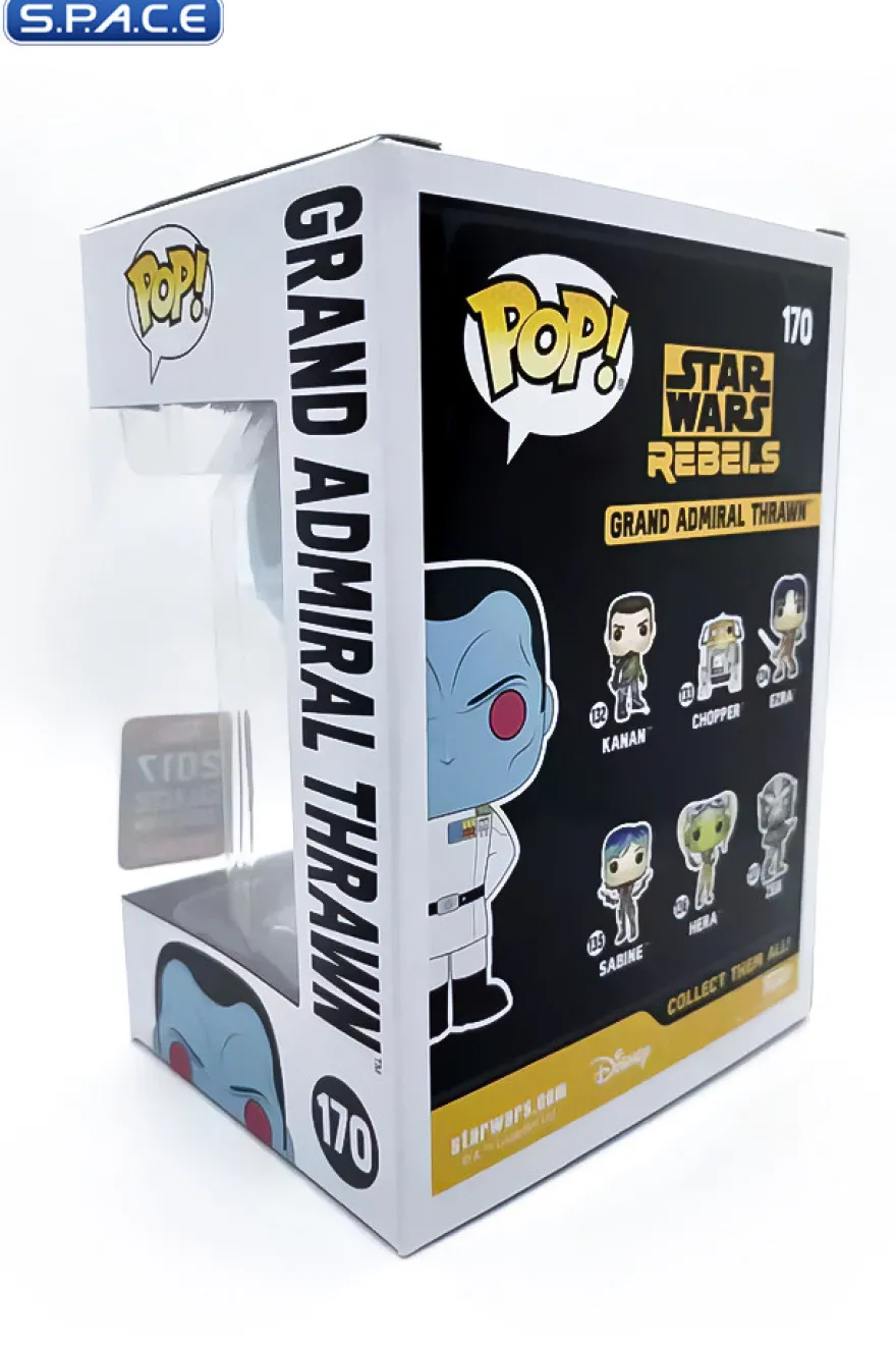 Grand Admiral Thrawn Pop! #170 Vinyl Bobble-Head SW Celebration 2017 Exclusive