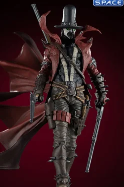 Gunslinger Spawn Black White & Red All Over Statue