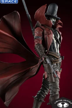 Gunslinger Spawn Black White & Red All Over Statue