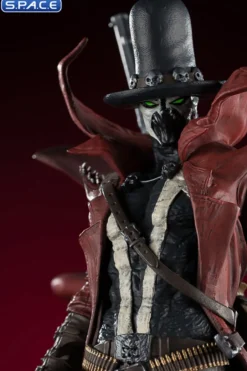 Gunslinger Spawn Black White & Red All Over Statue