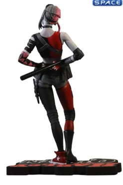 Harley Quinn red, white & black Statue by Simone Di Meo