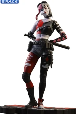 Harley Quinn red, white & black Statue by Simone Di Meo