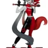 Harley Quinn red, white & black Statue by Alex Garner