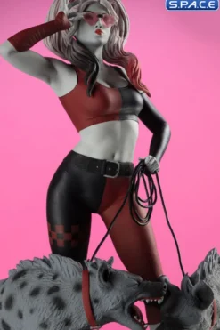 Harley Quinn red, white & black Statue by Jenny Frison