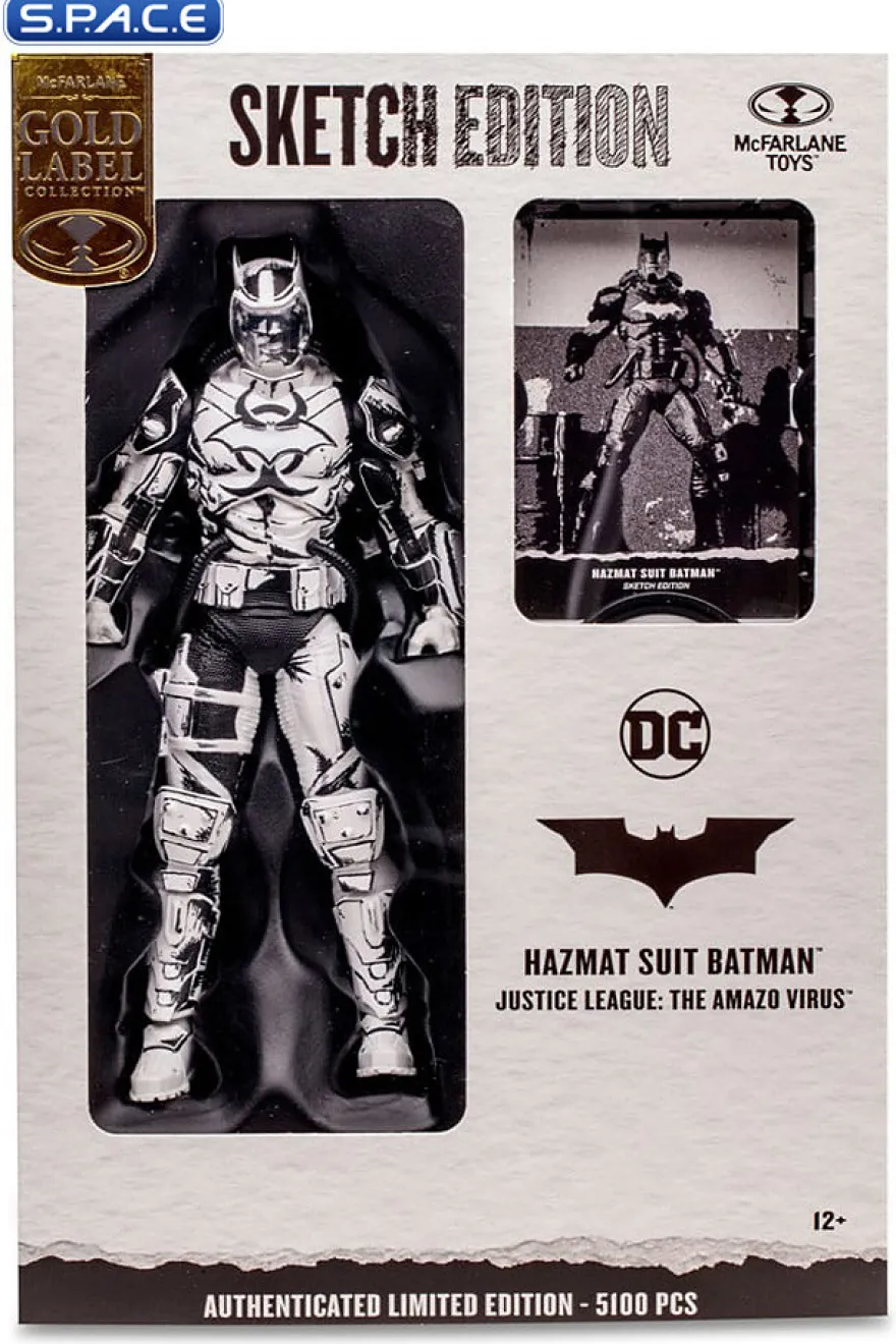 Hazmat Suit Batman from Justice League: The Amazo Virus Black Label Collection
